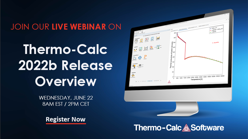 Thermo Calc B Release Overview Thermo Calc Software