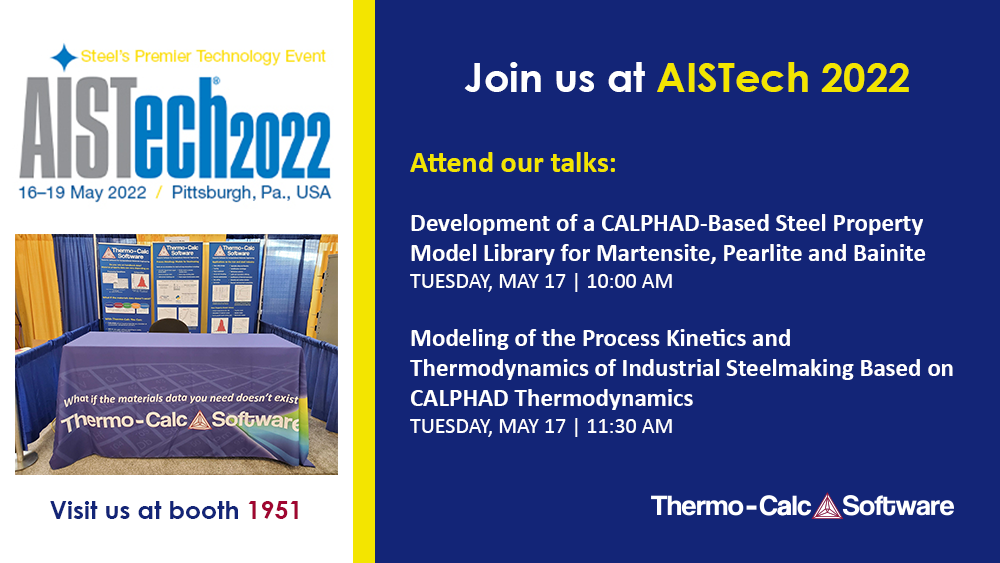 AISTech 2022 ThermoCalc Software