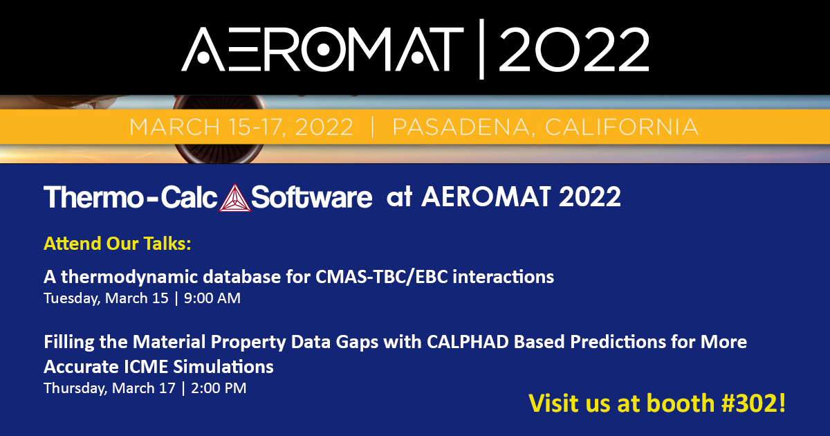 AEROMAT 2022 ThermoCalc Software