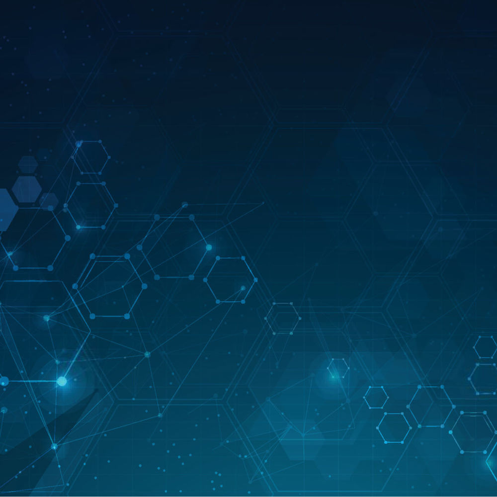 Molecule structure abstract - header