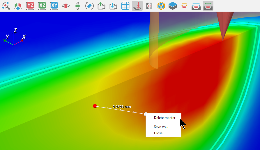 Example of the submenu on an AM Plot Renderer 3D Plot.