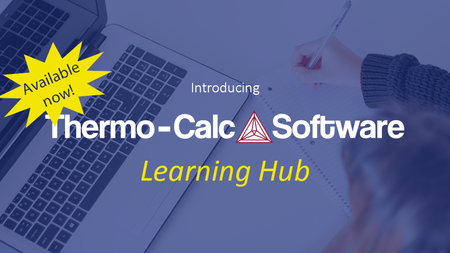New Learning Hub ThermoCalc Software