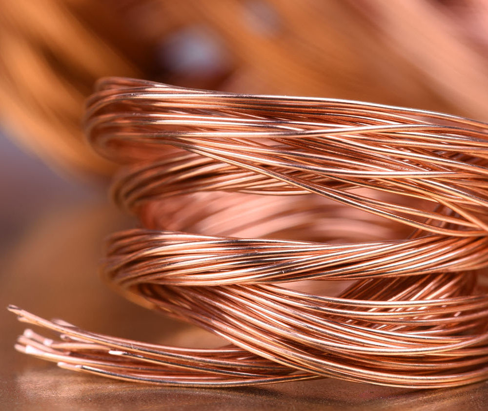Scrap copper wire for recycling