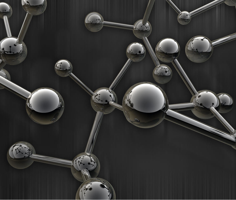 Simple steel molecular structure