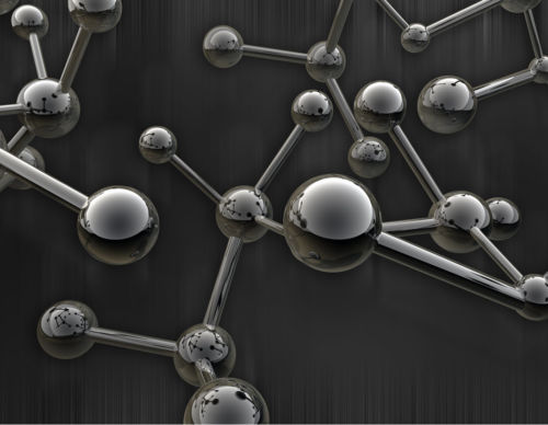 Simple steel molecular structure
