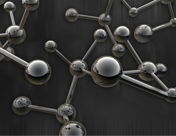 Simple steel molecular structure