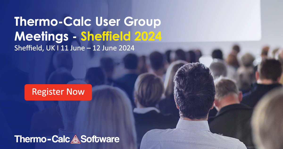 User group meeting Sheffield 2024 ThermoCalc Software